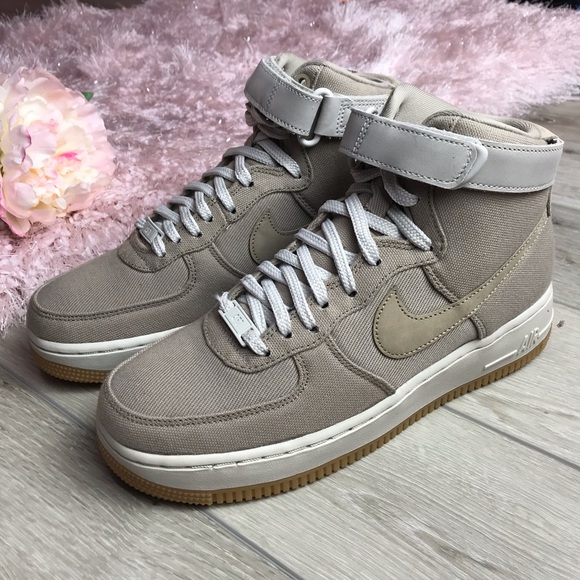 Brand New Nike Air Force 1 Hi Utility Khaki - Picture 2 of 8
